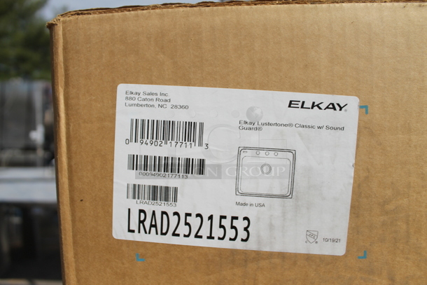 ALL ONE MONEY! PALLET LOT of 11 BRAND NEW! Elkay LRAD2521553 Sink Basins, 3 BRAND NEW! EV927222 Twin Head Water Filter, 3 BRAND NEW! EV961326 MH Water Filter Cartridges and 2 BRAND NEW! Elkay LKD2442BHC Faucets. - Image 4 of 6