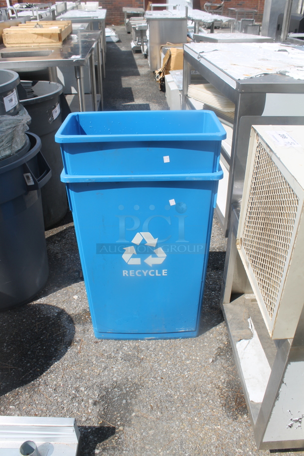 2 Blue Poly Recycling Bins. 2 Times Your Bid! - Image 1 of 3