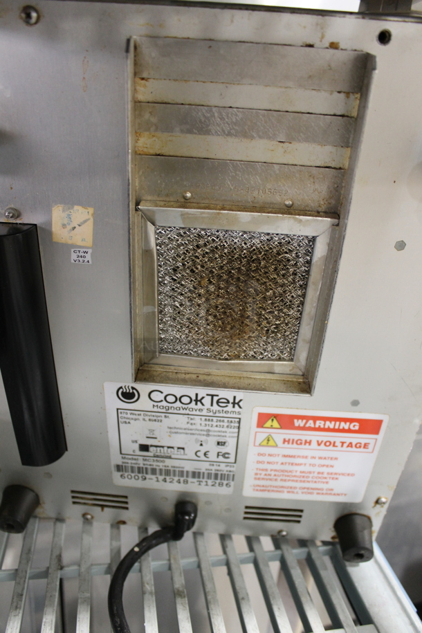 2014 CookTek MC3500 Stainless Steel Commercial Countertop Electric Powered Single Burner Induction Range. 120 Volts, 1 Phase. - Image 5 of 7