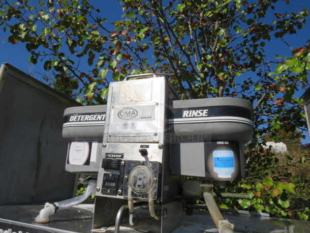 One WORKING CMA Dish Machine. Model# B-2. 115 Volt. 52X34X75. $6838.80 - Image 2 of 2