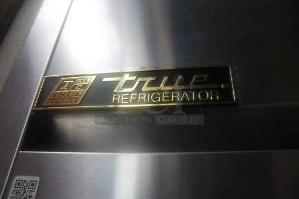 2014 True TG2R-2S ENERGY STAR Stainless Steel Commercial Two Door Reach In Cooler w/ Poly Coated Racks on Commercial Casters. 115 Volts, 1 Phase. Tested and Working! - Image 2 of 5