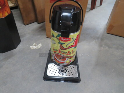 One NEW Lipton Airpot With Drain Tray. 