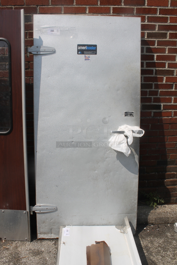 Amerikooler Metal Walk In Door. - Image 1 of 5