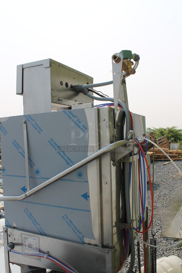 LIKE NEW! USED A FEW TIMES! 2022 Noble Wareforce-I-E Commercial Stainless Steel Single Rack Low-Temperature Door Type Dish Machine. 115V, 1 Phase. - Image 8 of 12