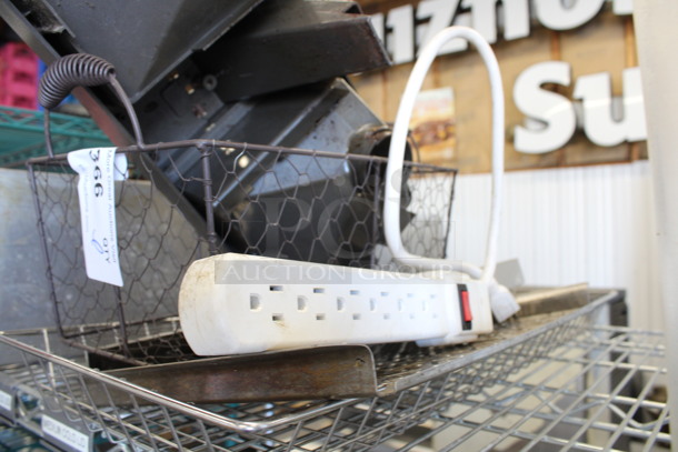 ALL ONE MONEY! Lot of Various Items Including Schaerer Ambiente Top Piece and Metal Basket! - Image 4 of 4