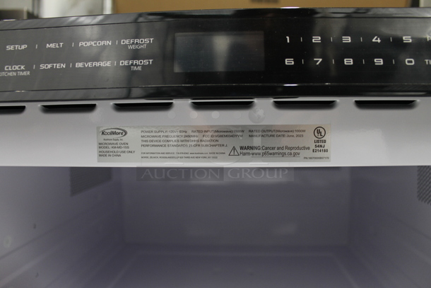 BRAND NEW SCRATCH AND DENT! 2023 KoolMore KM-MD-1SS Stainless Steel Commercial Countertop Drawer Style Microwave Oven. 120 Volts, 1 Phase. - Image 4 of 6