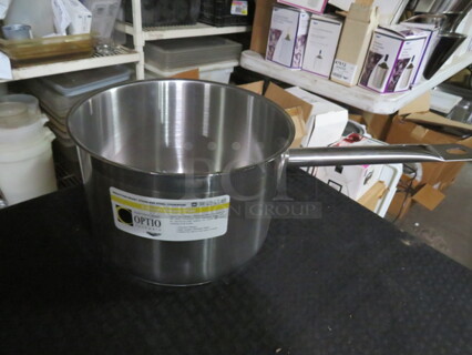 One NEW Vollrath Optio 4 Quart Stainless Steel Saute Pan.  