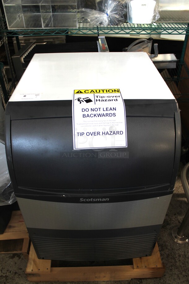 BRAND NEW SCRATCH AND DENT! 2023 Scotsman UN324W-1A Stainless Steel Commercial Self Contained Undercounter Ice Machine. 115 Volts, 1 Phase. - Image 1 of 4