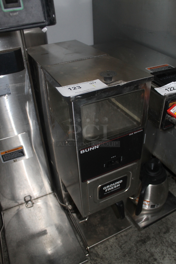 2014 Bunn G9T HD Stainless Steel Commercial Countertop Coffee Bean Grinder. 120 Volts, 1 Phase. Cannot Test Due To Missing Power Button - Image 2 of 4