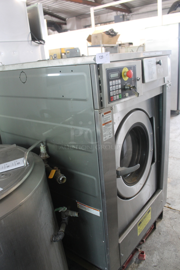 Alliance UX55PVXF70001 Stainless Steel Commercial Floor Style Front Load Washer. 200-240 Volts, 1/3 Phase. - Image 2 of 5