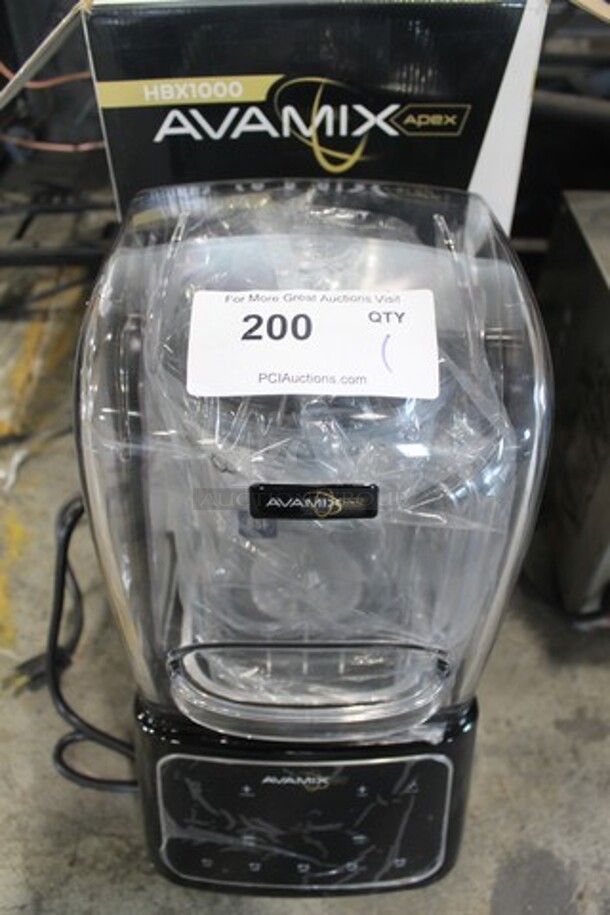 BRAND NEW IN BOX! AvaMix 928HBX1000 Metal Commercial Countertop Blender w/ Poly Pitcher and Cover. 120 Volts, 1 Phase. Tested and Working! - Image 3 of 8