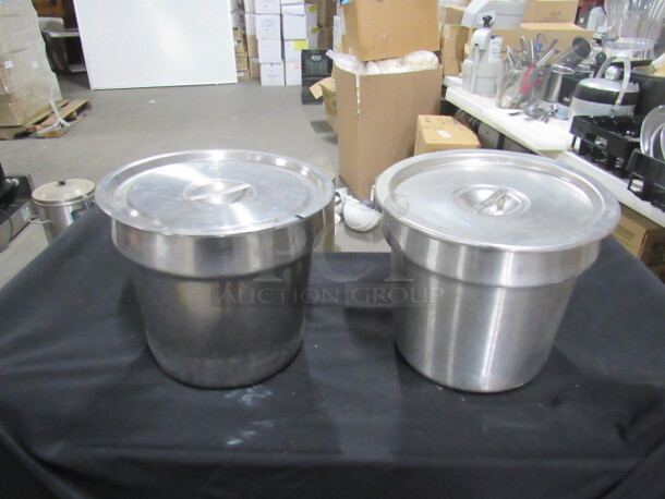Stainless Steel Bain Marie With Lid. 2XBID