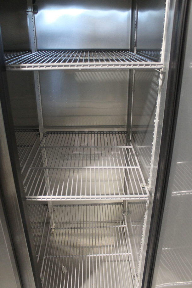 2018 True T-35-HC Stainless Steel Commercial 2 Door Reach In Cooler w/ Poly Coated Racks. 115 Volts, 1 Phase. Tested and Working! - Image 5 of 5