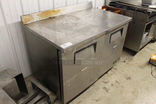 2016 True TWT-48f-HC Commercial Stainless Steel 2-Door Worktop Freezer. 115V, 1 Phase. Tested And Does Not Power On - Image 2 of 6