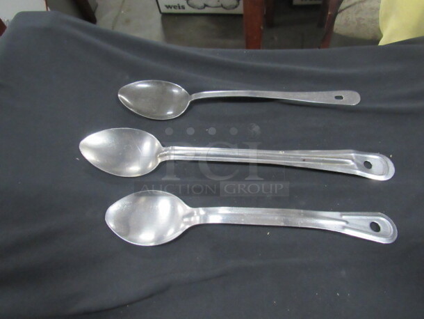 Assorted  Stainless Steel Spoons. 3XBID
