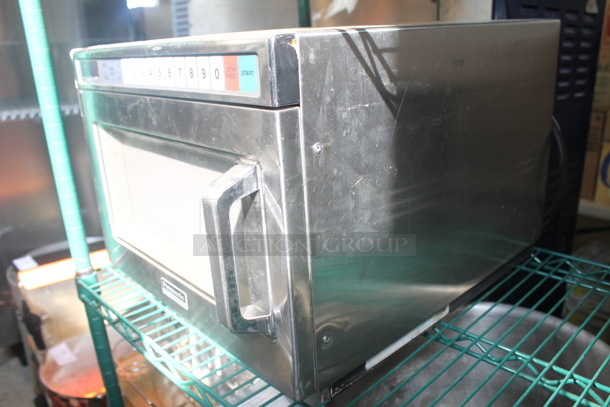 Panasonic NE-1757R Commercial Stainless Steel Electric Countertop Microwave Oven. 250 Volt 1 Phase - Image 4 of 6
