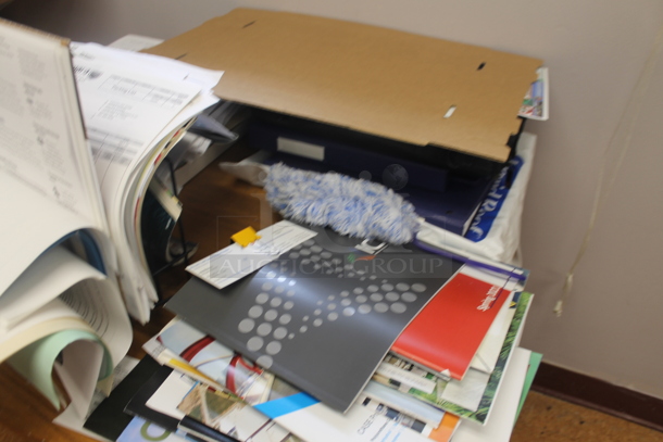 ALL ONE MONEY! ROOM LOT of Various Items Including Tables, Poly Shelving Unit and Chair. BUYER MUST REMOVE. - Image 9 of 10