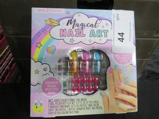 One NEW Childs Magical Nail Art Set.