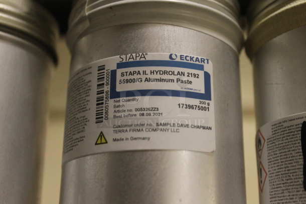 Gray Metal Shelving Unit w/ Contents Including Chemicals. BUYER MUST REMOVE. - Image 3 of 9