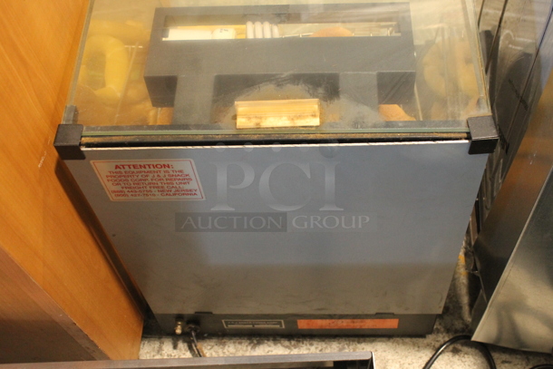 J&J Snack Foods Metal Commercial Countertop Heated Display Case Merchandiser. - Image 3 of 5