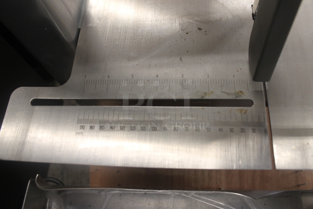 BRAND NEW! Backyard Pro MS-105175 554BSSW65AL Stainless Steel Commercial Countertop Meat Saw. 120 Volts, 1 Phase. Tested and Working! - Image 7 of 9