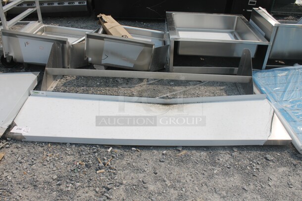 BRAND NEW SCRATCH AND DENT! Regency 600PS1560 Commercial Stainless Steel Wall Mounted Pot Rack.  - Image 1 of 5