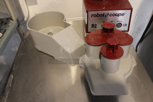 Robot Coupe R2NCLR Metal Commercial Countertop Food Processor w/ Bowl, Continuous Feed Head and S Blade. 120 Volts, 1 Phase. Tested and Working! - Image 6 of 6