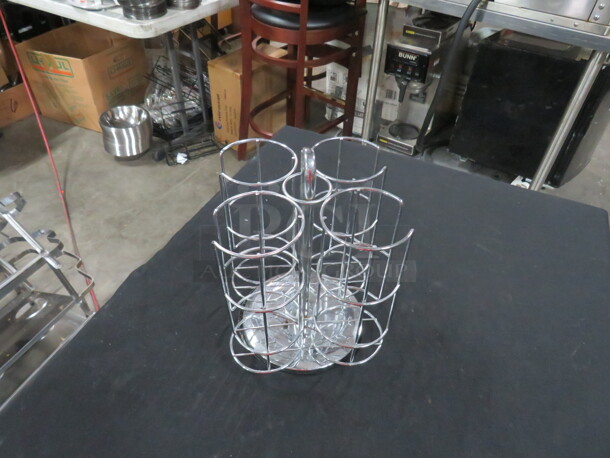Metal Table Top Rotating Holders. 3XBID - Image 1 of 1