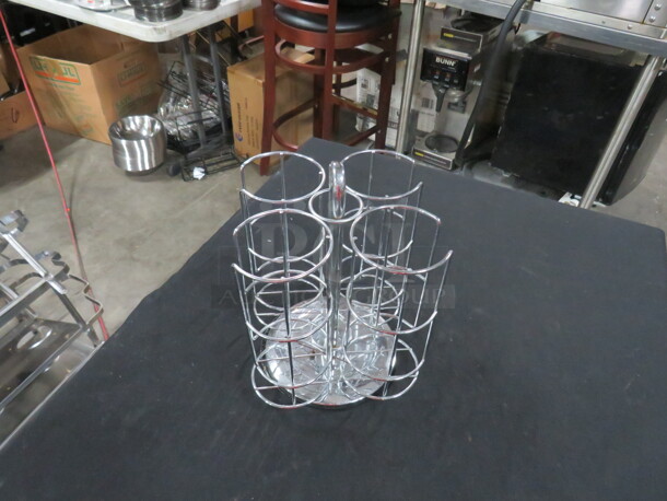 Metal Table Top Rotating Holders. 3XBID