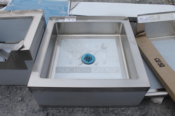 BRAND NEW SCRATCH AND DENT! Regency 600SM24246 Commercial Stainless Steel One Compartment Floor Mop Sink  - Image 1 of 4