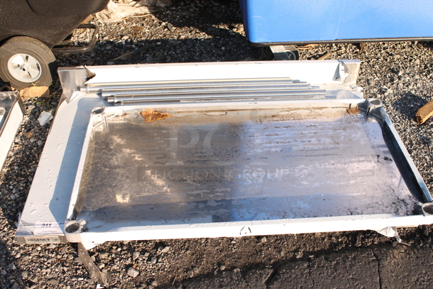 BRAND NEW SCRATCH AND DENT! Stainless Steel Tabletop, Under Shelf and 4 Legs - Image 1 of 2