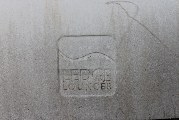 2 Tan Poly Ledge Lounger Chairs. 2 Times Your Bid! - Image 7 of 7