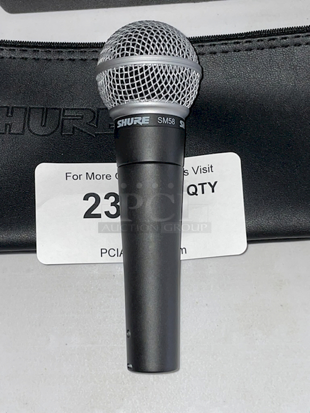 Shure SM58 Dynamic Vocal Microphone with Cardioid Pickup Pattern and 50Hz-15kHz Frequency Response - Image 1 of 1