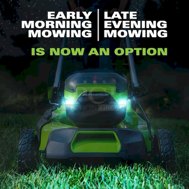 Greenworks Pro 60V 21" Cordless Self-Propelled Lawn Mower w/ 4-in-1 Mowing Capability & Dual-Port Automatic Battery Switchover. Includes Battery & Charger. 
 - Image 8 of 11