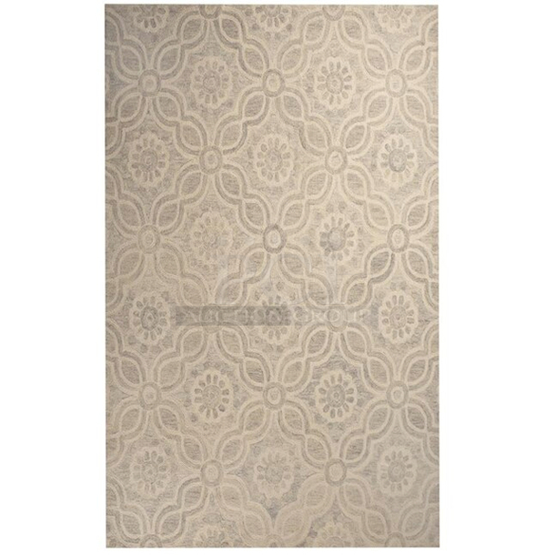 OUTSTANDING!! allen + roth Candler 8 (ft) X 10 (ft) Wool Multicolor/Normal Indoor Damask Area Rug - Model # JJ-RO-17-C-00362-D - Image 3 of 7