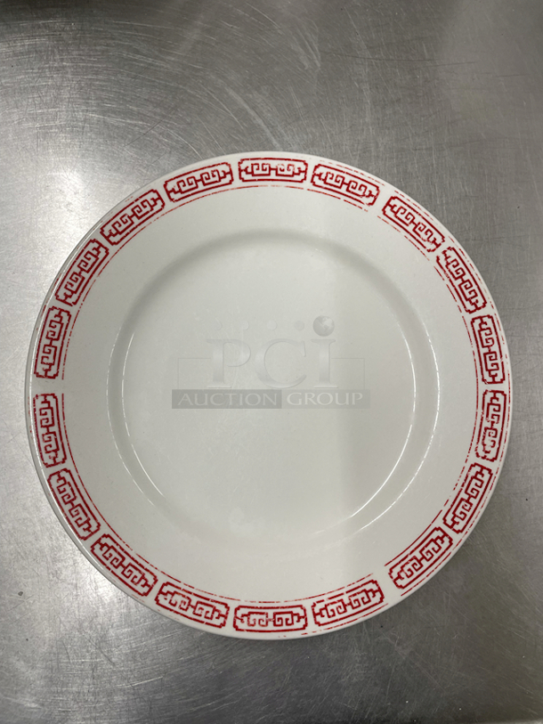 10" Round China Plates. 8x Your Bid - Image 1 of 2