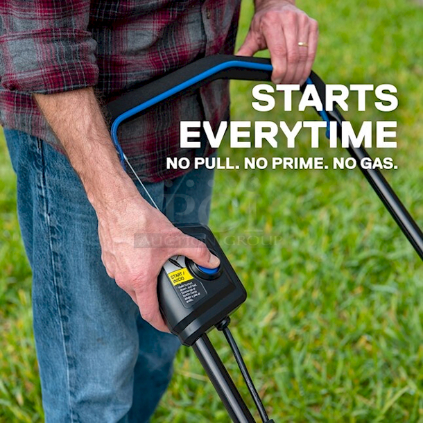 WAITING & READY TO ROLL! - Kobalt 40-volt 19-in Cordless Push Lawn Mower 4 Ah (1 Battery and Charger Included) - 19-in Steel Deck - 7-Position Single Lever Height Adjuster - 2-in-1 Easy Change Mulch and Side Discharge. - Image 10 of 12