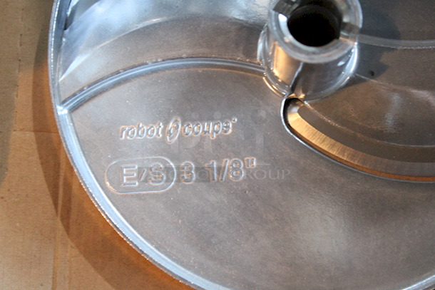 DOUBLE DOWN! New In The Box (1) Robot Coupe CL30 Series 27086 1/8" Slicing Disc & (1) CL Series 28064 3 mm Slicing Disc. 2x Your Bid - Image 7 of 8