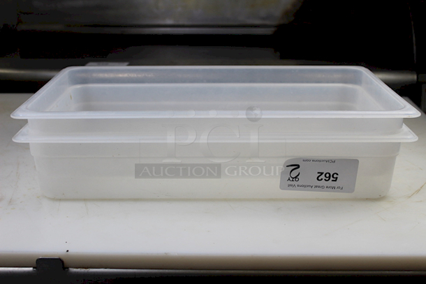 Cambro Full Pan 1/1 x 4". 2x Your Bid. - Image 2 of 9