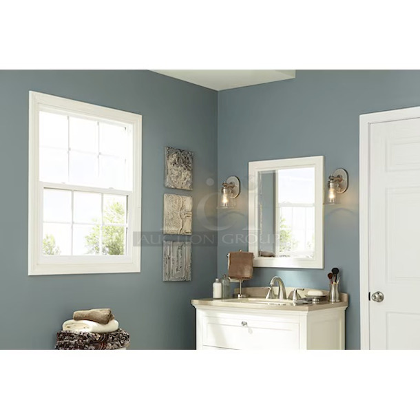 Allen + Roth Winsbrell 5.24-in 1-Light Brushed Nickel Traditional Vanity Light. 5x Your Bid - Image 3 of 3