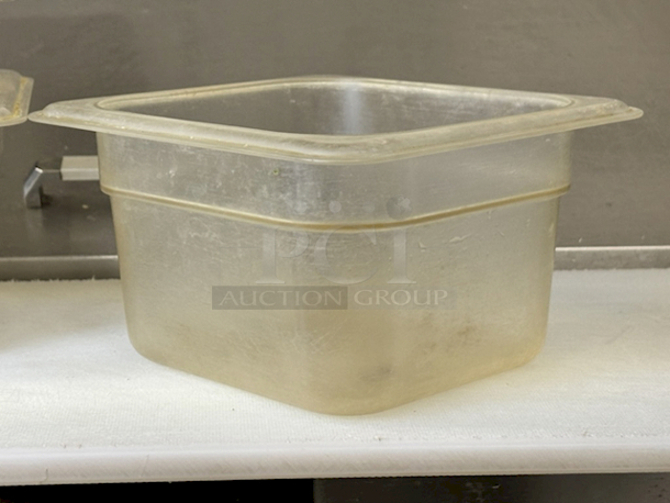 SWEET! Cambro Polycarbonate 1/6 Pans, 4" Deep. 7x Your Bid - Image 4 of 5