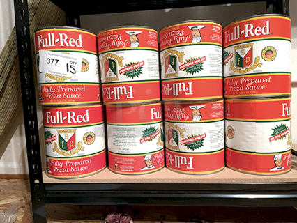 HUGE LOT! Stanislaus Full-Red Fully Prepared Pizza Sauce, 6LB & 11OZ Cans. 15x Your Bid