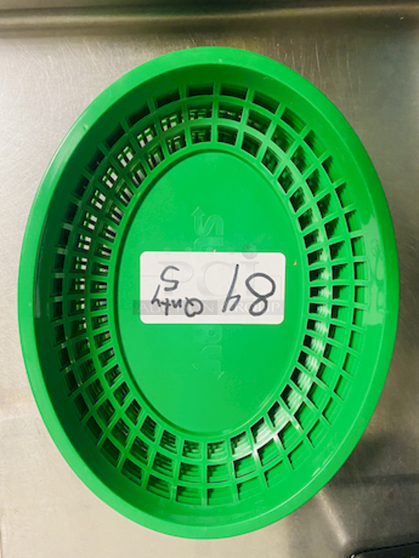 NICE. Like New, Plastic Green Baskets.
9x12x1-7/8

5x Your Bid - Image 1 of 2