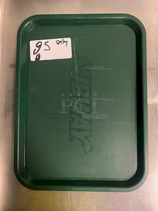 NICE! Dark Green Food Tray. 
16x12

5x Your Bid - Image 1 of 1