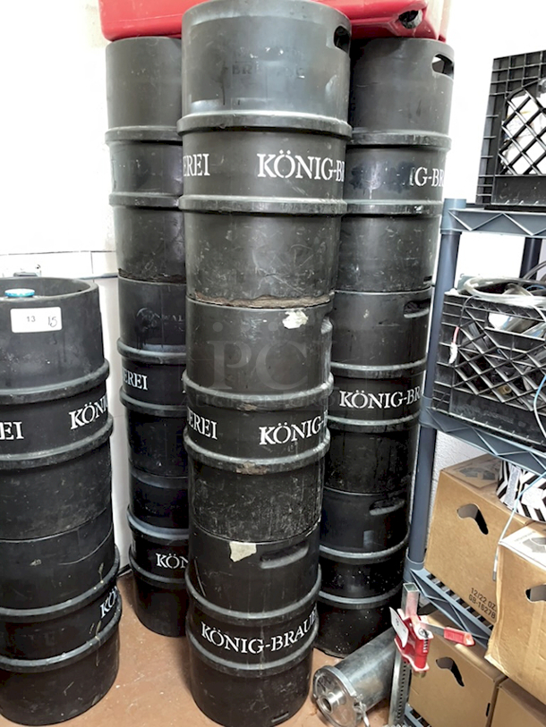STACKABLE! Polyurethane Coated Stainless Steel Keg, Schaefer Plus Keg, With Sankey D-type Fitting., 1/2bbl, Aisi 304. 15x Your Bid - Image 2 of 2
