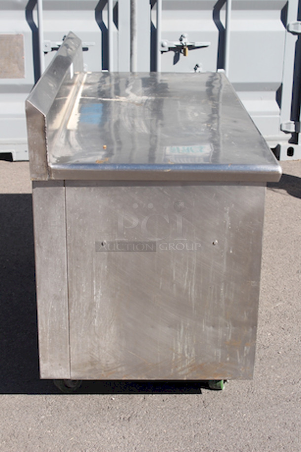 Stainless Steel Work Top On Cabinet Base W/ (2) Shelves 60x30x43 - Image 5 of 7