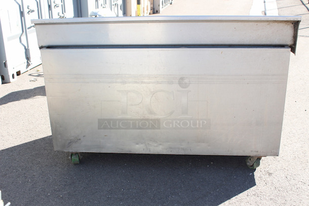 Stainless Steel Work Top On Cabinet Base W/ (2) Shelves 60x30x43 - Image 7 of 7