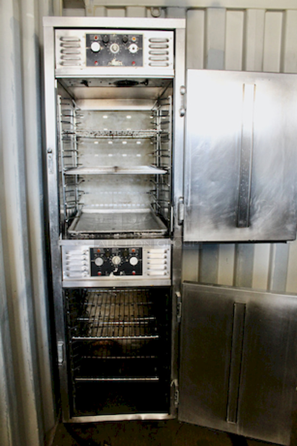 BEAUTIFUL! Wittco Food Service Equipment 1300-AD-SS Split Service Cook and Hold On Commercial Casters. 22-1/4x30-3/4x78 - Image 3 of 7