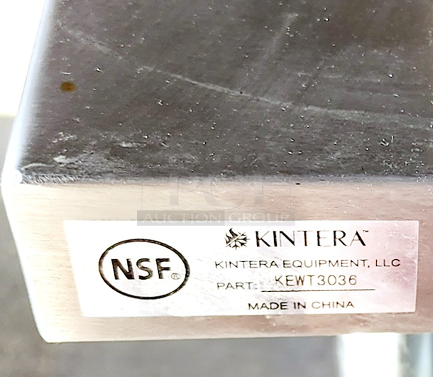 STIL IN THE WRAPPER! Kintera KEWT3036 Work Table, Stainless Steel Top, 36"x30"x36" 
*Located In Bakersfield, CA.*
*In-Person Pick-up & Shipping Available*
 - Image 3 of 3