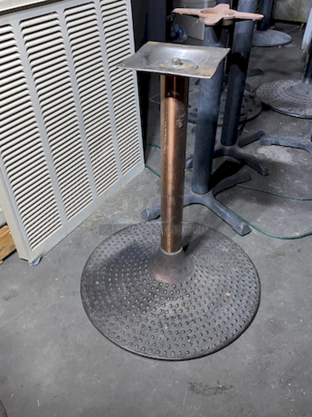 GIGANTIC LOT! (8) Table Bases With Round and Cross Bases. - Image 8 of 8